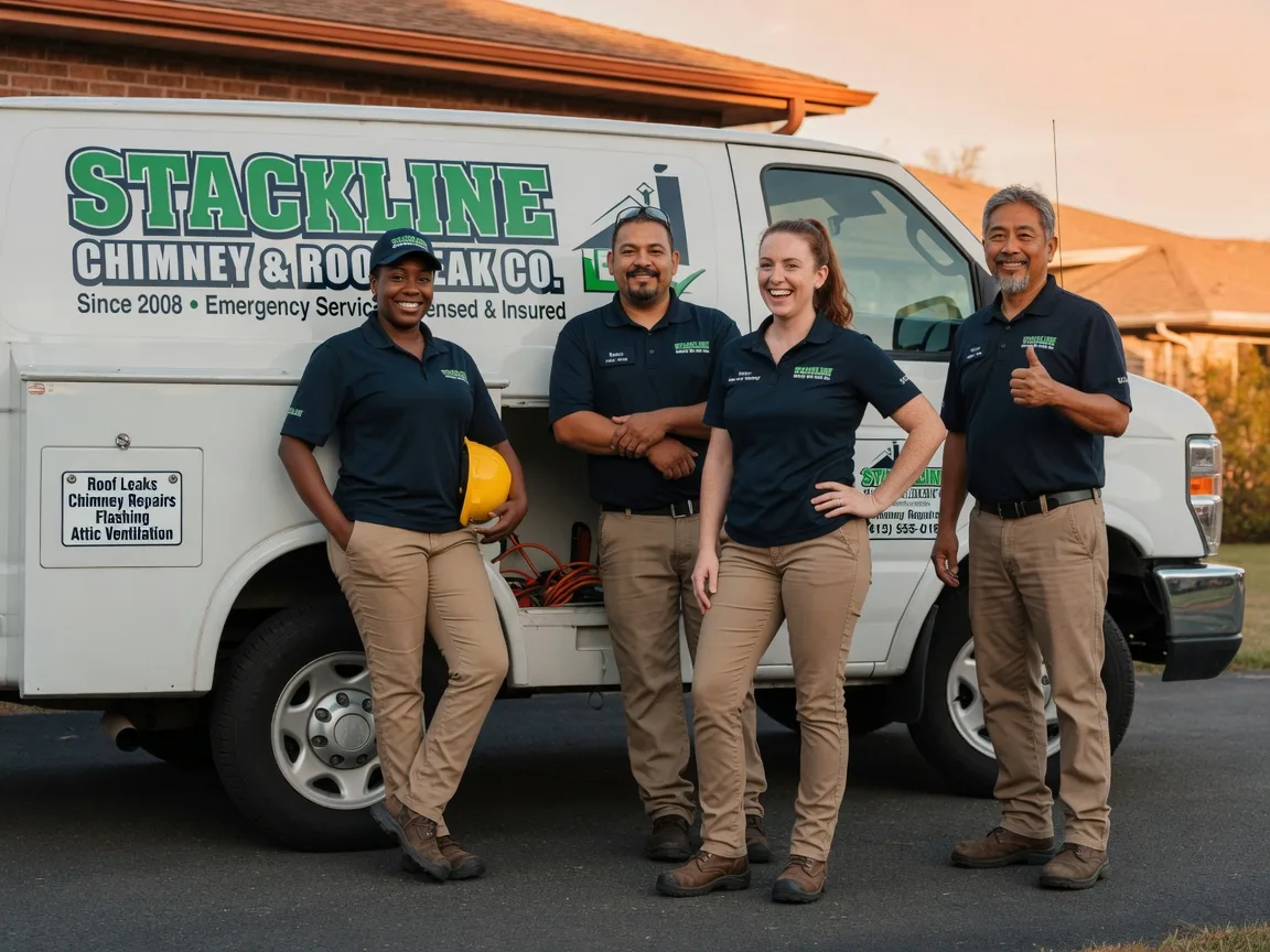 Chimney flashing repair company in Bedford, OH